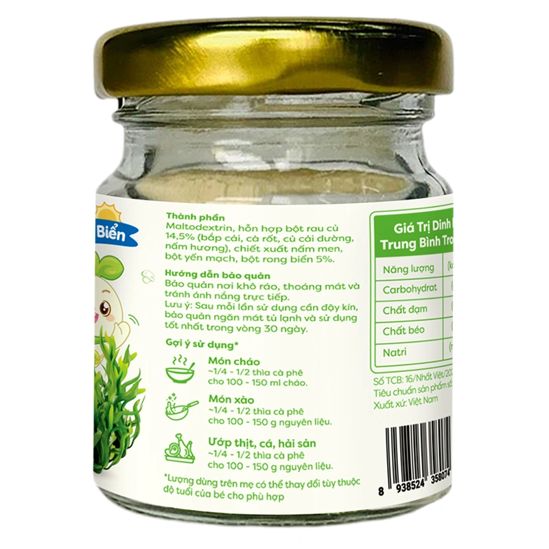 Bột nêm Anpaso cà rốt hũ 60g - Giao bao bì ngẫu nhiên 31