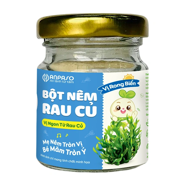 Bột nêm Anpaso rong biển hũ 60g - Giao bao bì ngẫu nhiên