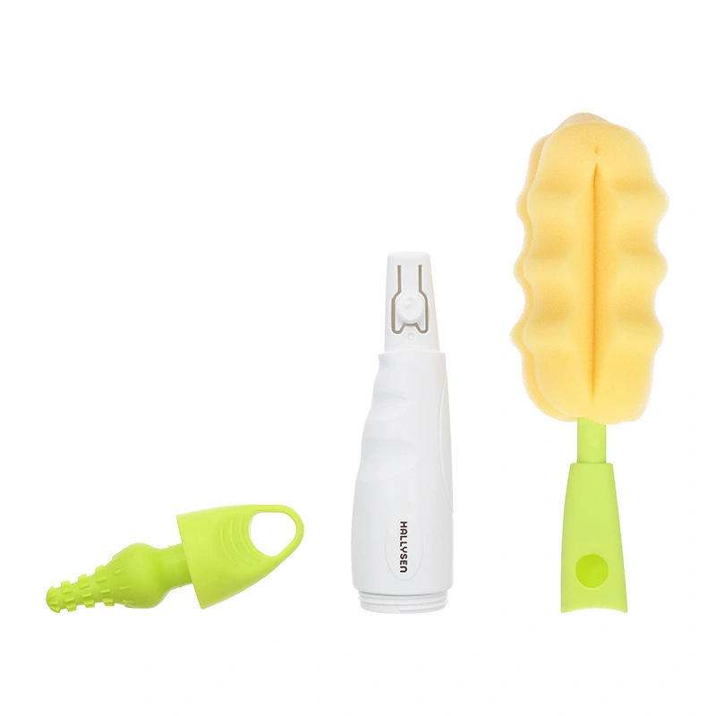 Cọ rửa bình sữa Hallysen BH0925 - Màu xanh lá 7