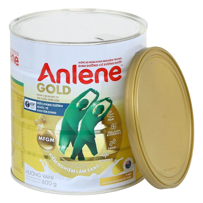 Sữa bột người lớn Anlene Gold hương vani 800g 16