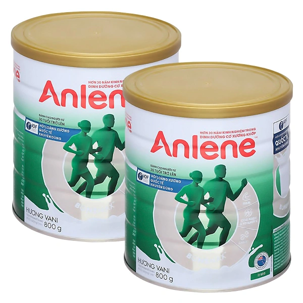 Combo 2 hộp sữa bột người lớn Anlene