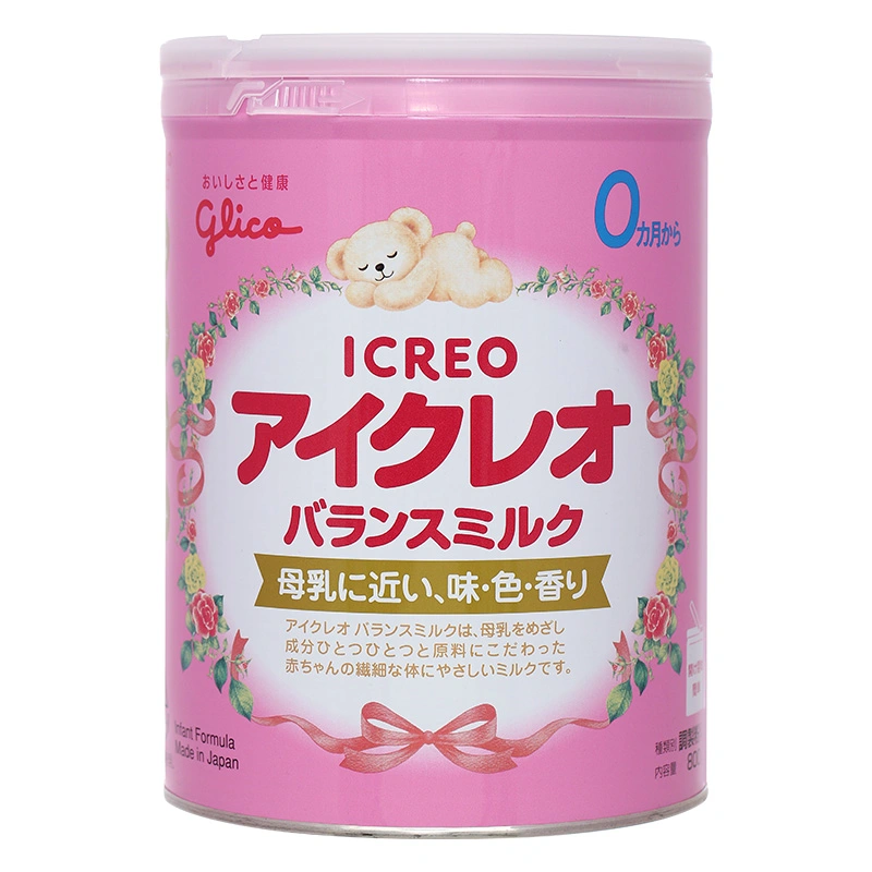 Combo 2 hộp sữa bột Glico Icreo số 0 800g (0 - 12 tháng) - kèm 5 thanh số 0 27