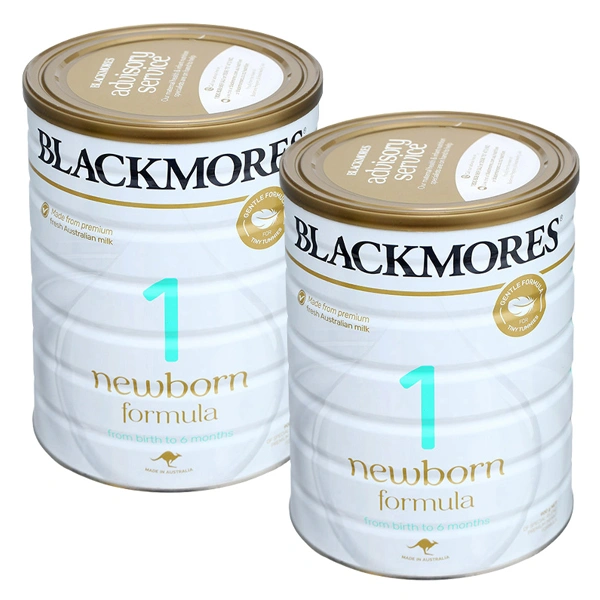 Combo 2 hộp sữa bột Blackmores NewBorn Formula số 1 hương vani 900g (0 - 6 tháng) 1