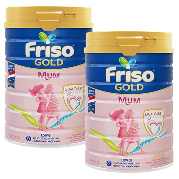 Combo 2 hộp sữa bầu Friso Gold Mum