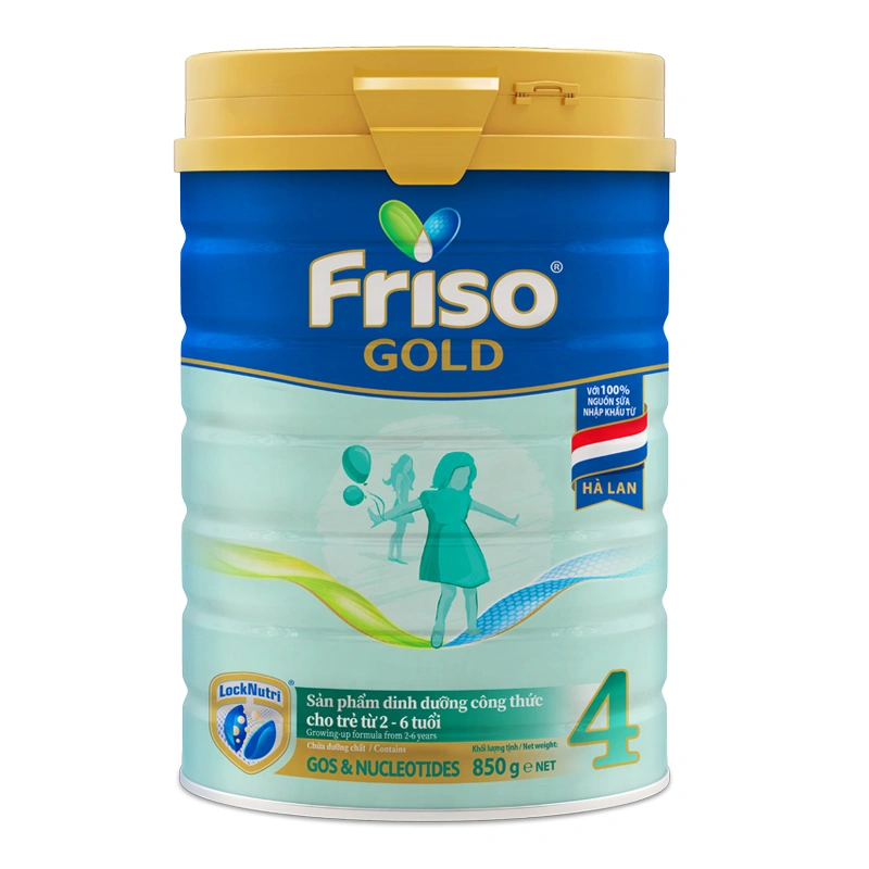 Sữa bột Friso Gold số 4 hương vani 850g/800g (2 - 6 tuổi) - Giao bao bì ngẫu nhiên 10