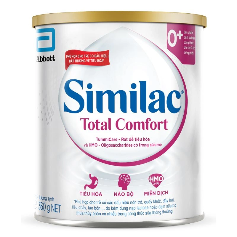 Sữa bột Similac Total Comfort 0+ 360g (0 - 12 tháng) dành cho trẻ không dung nạp đường lactose 7