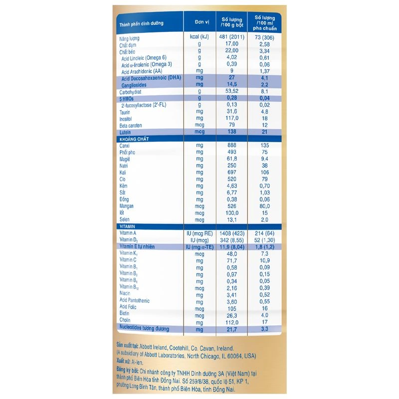 Sữa bột Similac 5G 1+ 850g/800g (1 - 2 tuổi) 11