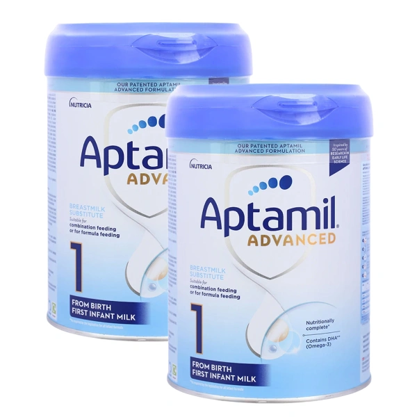 Combo 2 sữa bột Aptamil Anh Advanced số 1 800g (0 - 6 tháng) 1