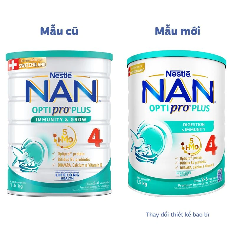Sữa bột NAN Optipro Plus số 4 800g (2 - 6 tuổi) - Giao bao bì ngẫu nhiên 17