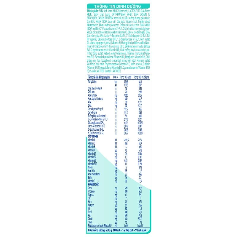 Sữa bột NAN Optipro Plus số 4 800g (2 - 6 tuổi) - Giao bao bì ngẫu nhiên 15