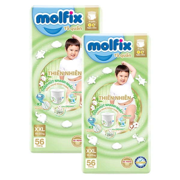 Combo 2 tã quần Molfix size XXL