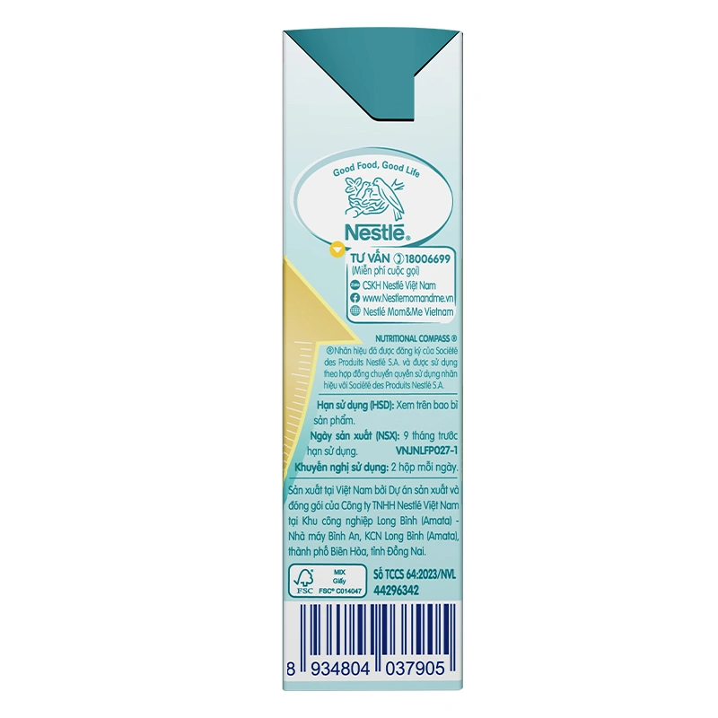 Thùng 24 hộp sữa pha sẵn Nestlé NAN Grow 180 ml (từ 1 tuổi) 17