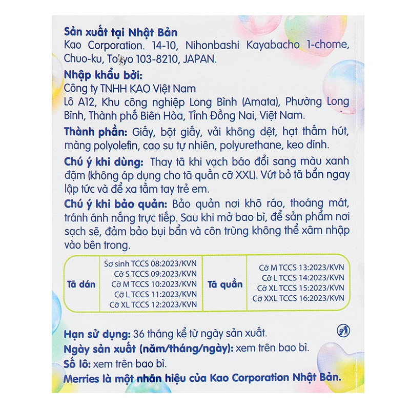 Tã dán Merries size M 52 miếng (6 - 11 kg) - Mẫu mới 27