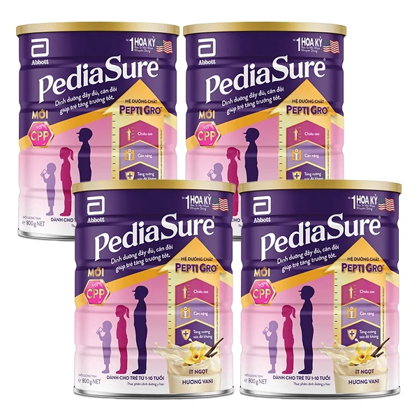 Combo 6 hộp sữa bột Abbott PediaSure BA hương vani 800g (1 - 10 tuổi) 14