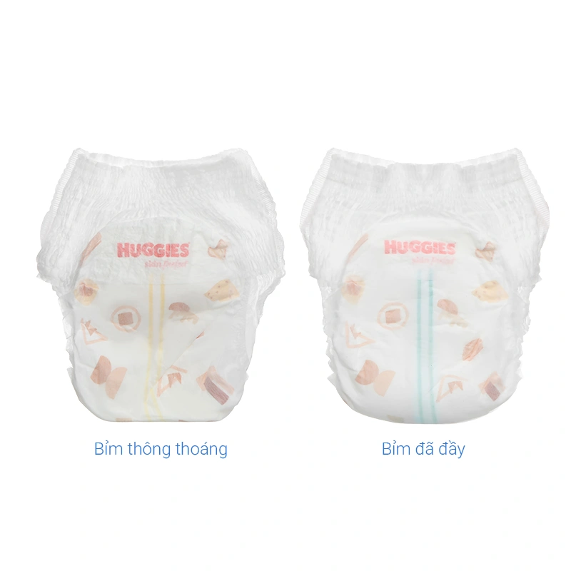 Combo 4 tã quần Huggies Skin Perfect size L 60 miếng/bịch (9 - 14 kg) - Giao bao bì cộng miếng ngẫu nhiên 14