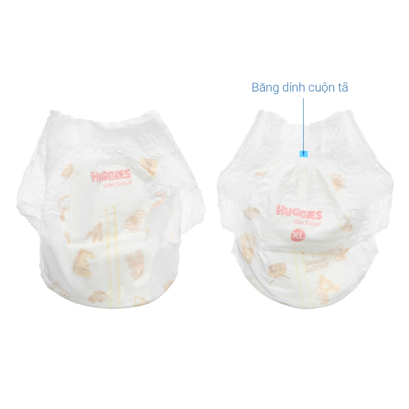 Combo 4 tã quần Huggies Skin Perfect size XL 52 miếng (12 - 17 kg) - Giao bao bì cộng miếng ngẫu nhiên 8