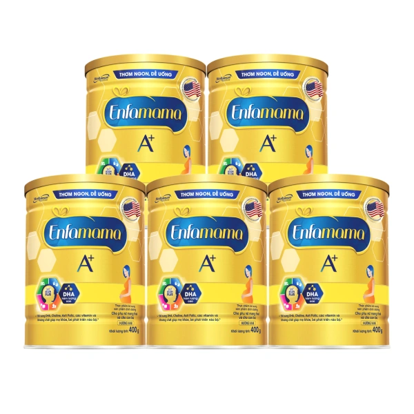 Combo 5 sữa bầu Enfamama A+ 360° Brain Plus