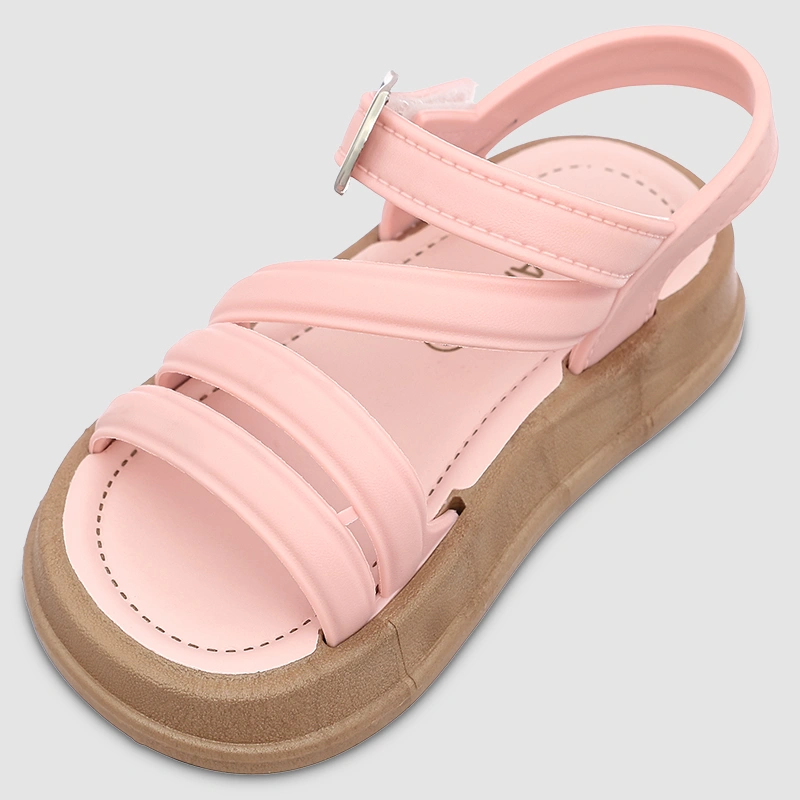 Giày sandal cho bé gái HappyTime SD005 màu hồng 3