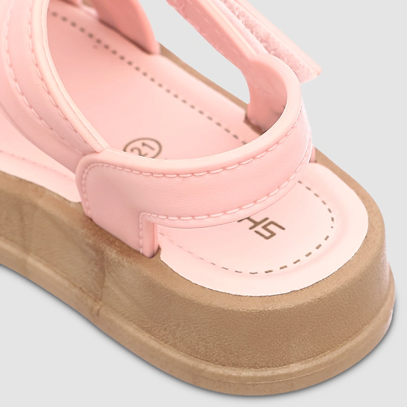 Giày sandal cho bé gái HappyTime SD005 màu hồng 6