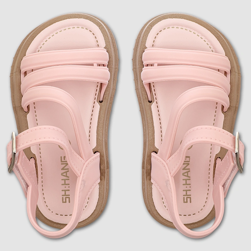 Giày sandal cho bé gái HappyTime SD005 màu hồng 8