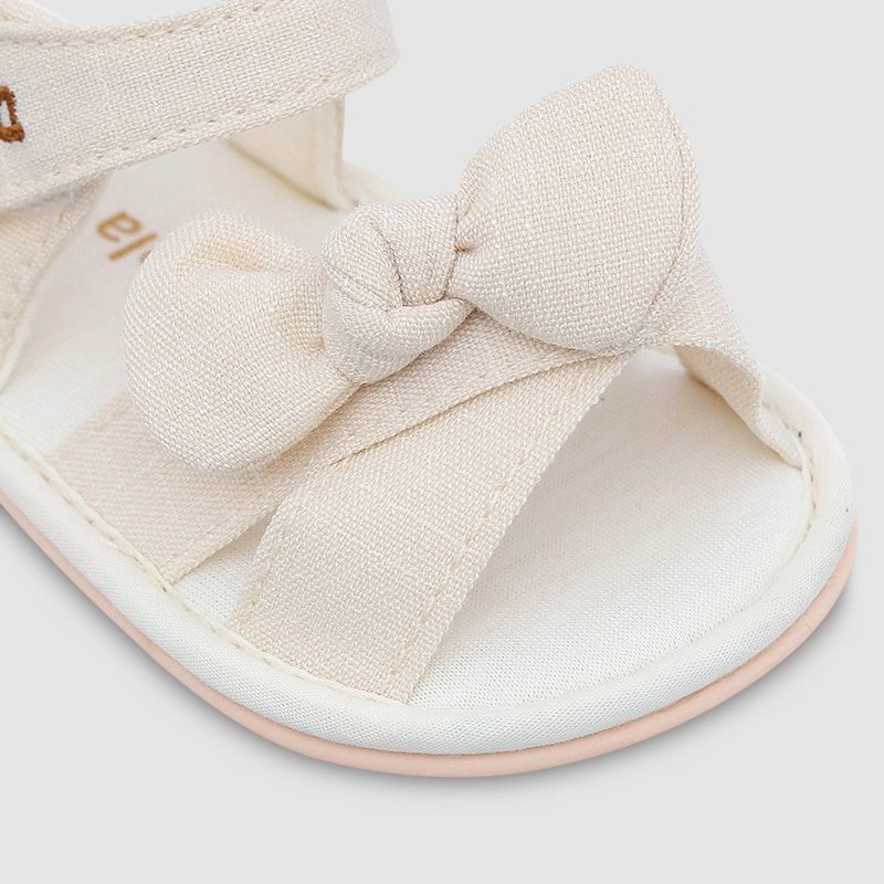 Giày tập đi cho bé gái Cotton UalaRogo UR5695 màu be 5