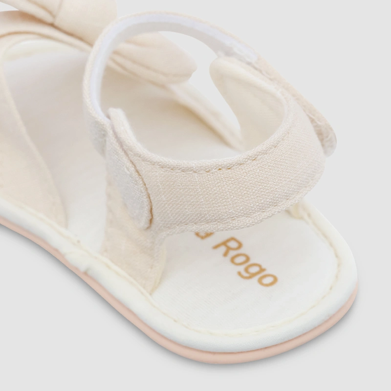 Giày tập đi cho bé gái Cotton UalaRogo UR5695 màu be 6