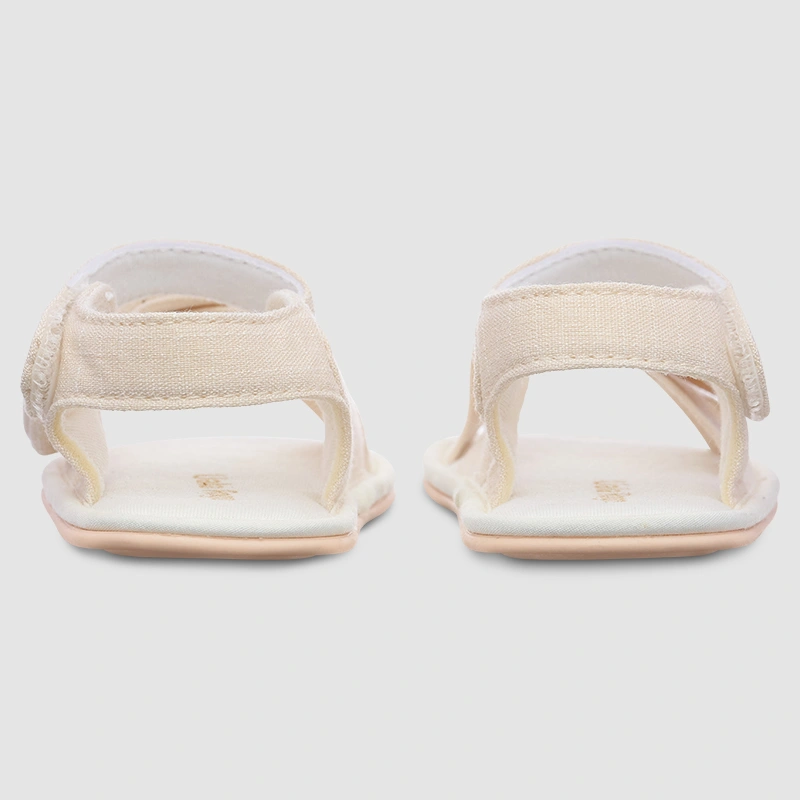 Giày tập đi cho bé gái Cotton UalaRogo UR5695 màu be 9