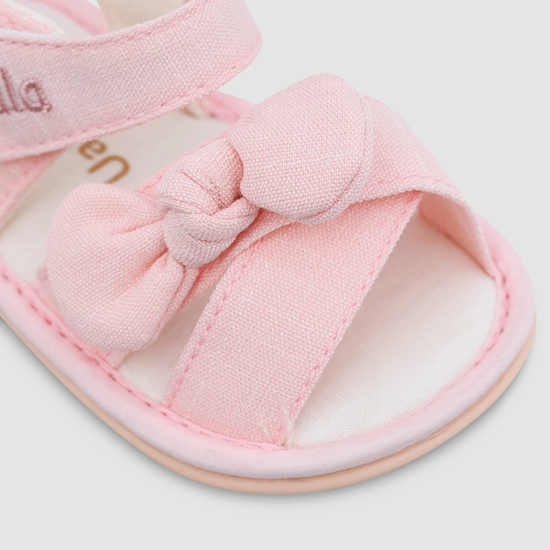 Giày tập đi cho bé gái Cotton UalaRogo UR5695 màu be 15