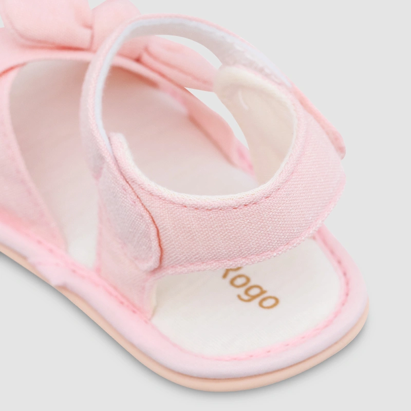 Giày tập đi cho bé gái Cotton UalaRogo UR5695 màu be 16