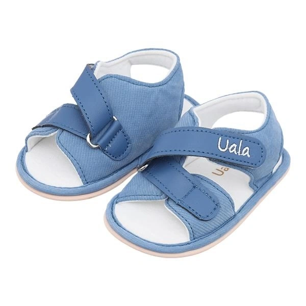 Giày tập đi cho bé Cotton UalaRogo UR5687 màu xanh dương 1