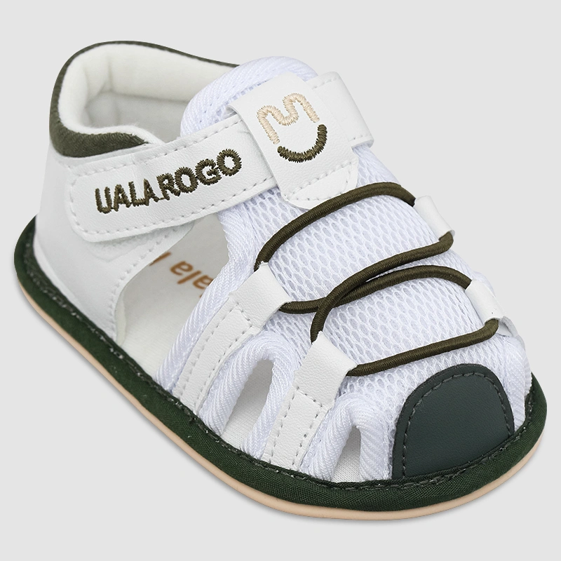 Giày tập đi cho bé Cotton UalaRogo UR806 màu xanh rêu 2