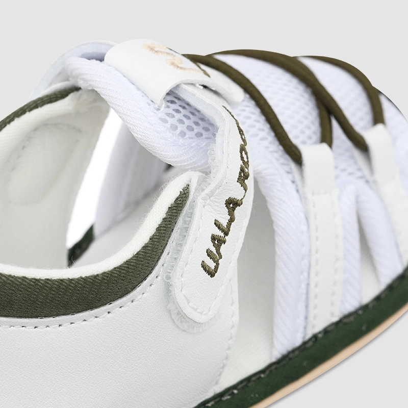 Giày tập đi cho bé Cotton UalaRogo UR806 màu xanh rêu 7