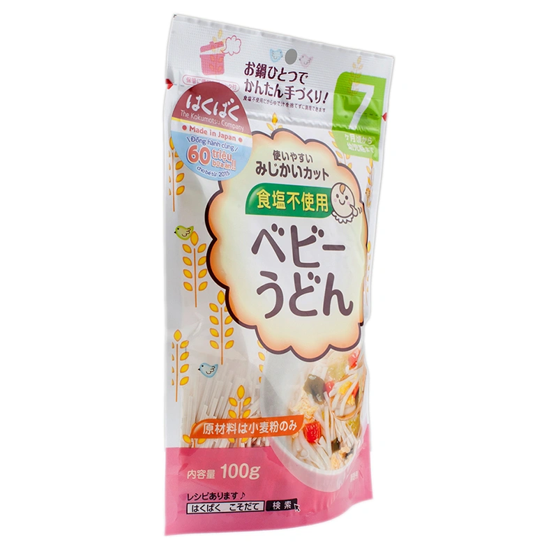 Mì udon ăn dặm Hakubaku 100g (từ 7 tháng) 3