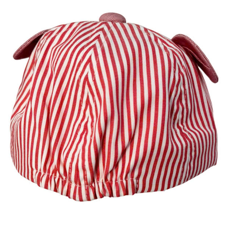 Nón kết cho bé Duy Ngọc 2707 kèm khăn sọc gấu màu xanh dương đậm 11