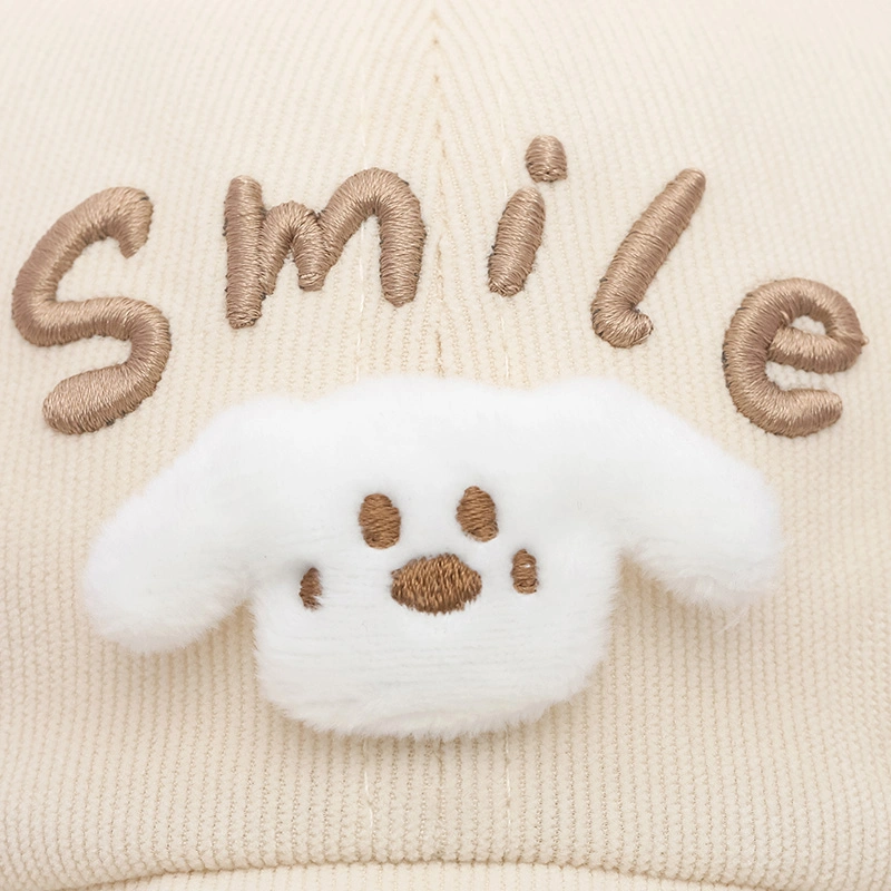 Nón kết cho bé TOP KIDS chó con màu be 5