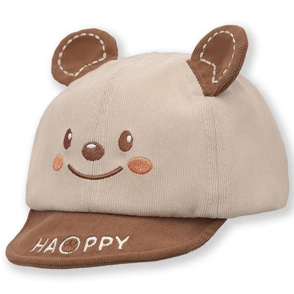 Nón kết TOP KIDS gấu cười màu nâu