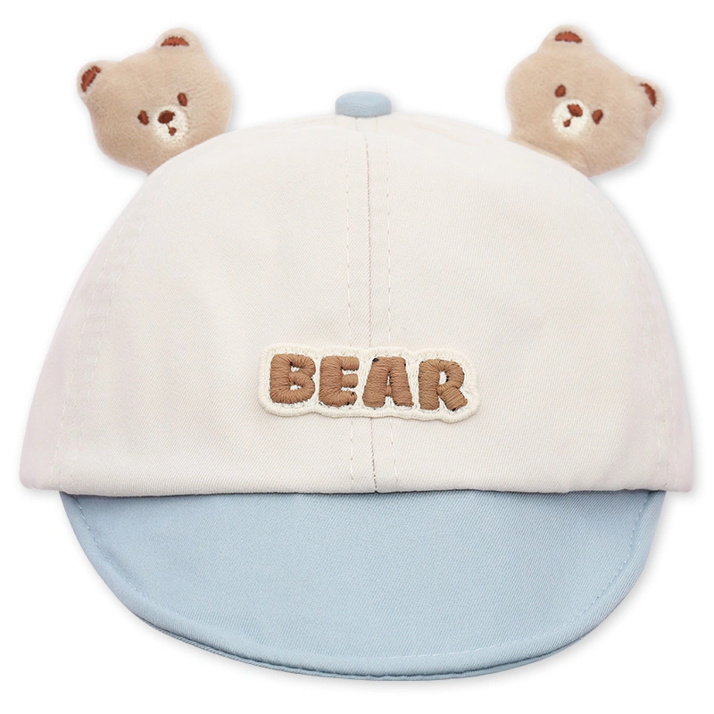 Nón kết cho bé TOP KIDS thêu Bear màu nâu 8