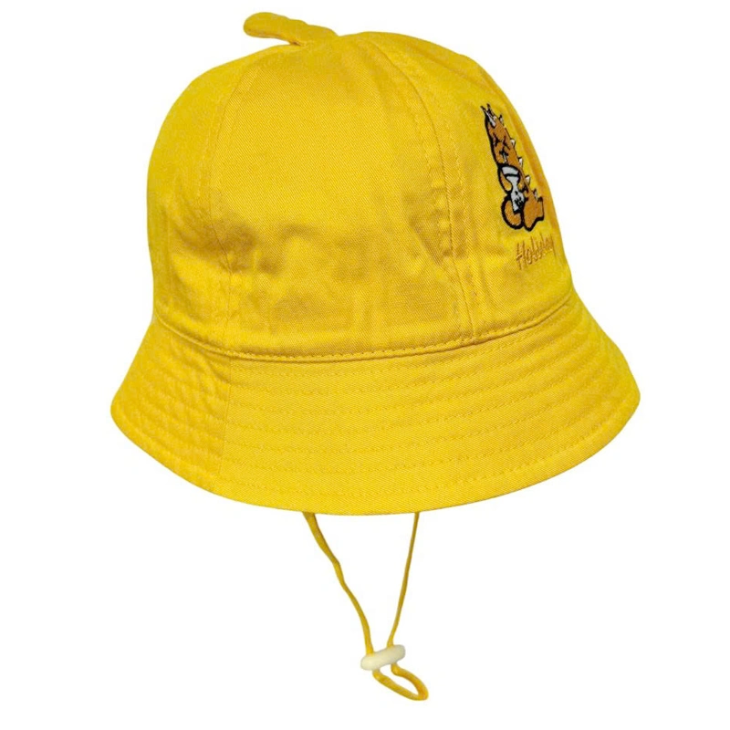 Nón vành cho bé Duy Ngọc 1670 khủng long màu vàng 3