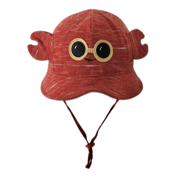 Nón vành cho bé Duy Ngọc cua mắt kính màu đỏ
