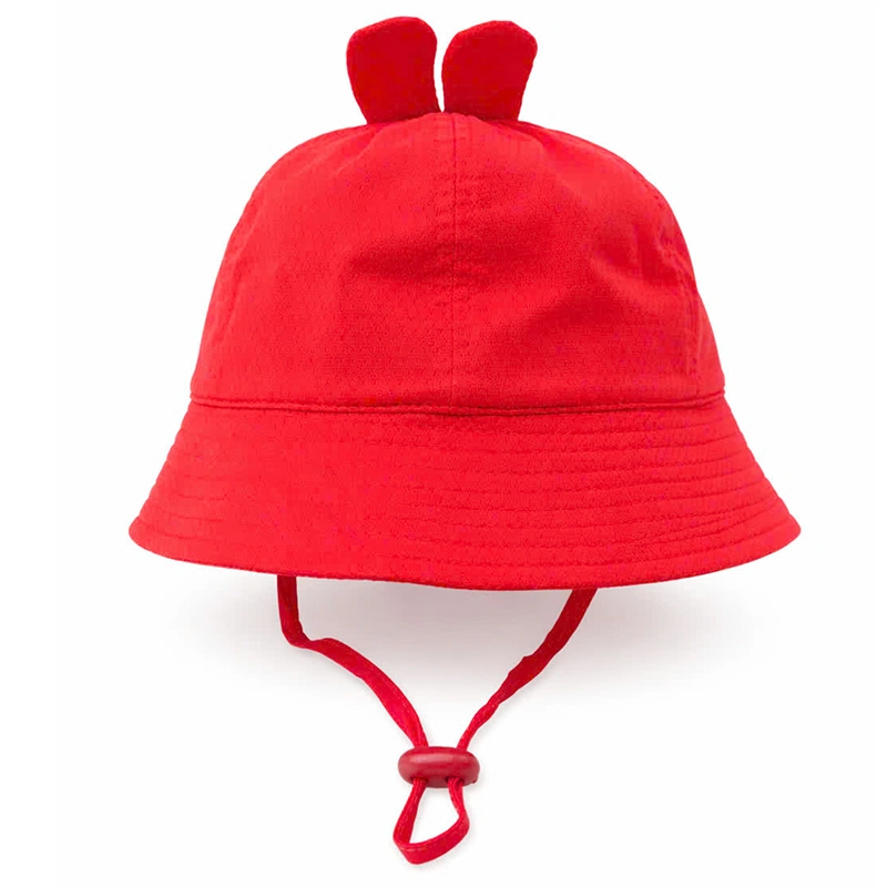 Nón vành cho bé Duy Ngọc gà baby màu đỏ 2