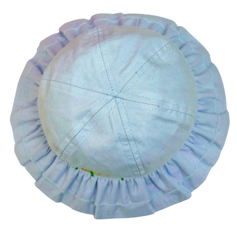 Nón vành cho bé Duy Ngọc vành nhún hoa hướng dương màu hồng đậm 9