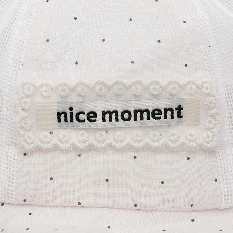 Nón vành cho bé TOP KIDS chấm bi màu xanh dương 12