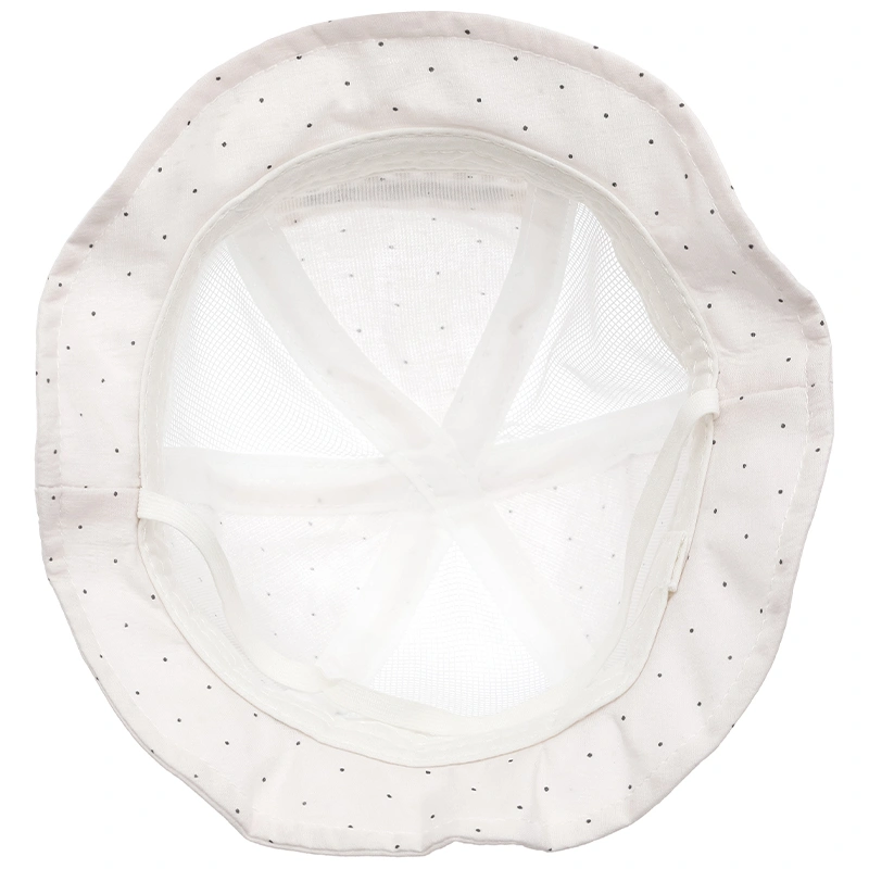 Nón vành cho bé TOP KIDS chấm bi màu xanh dương 14