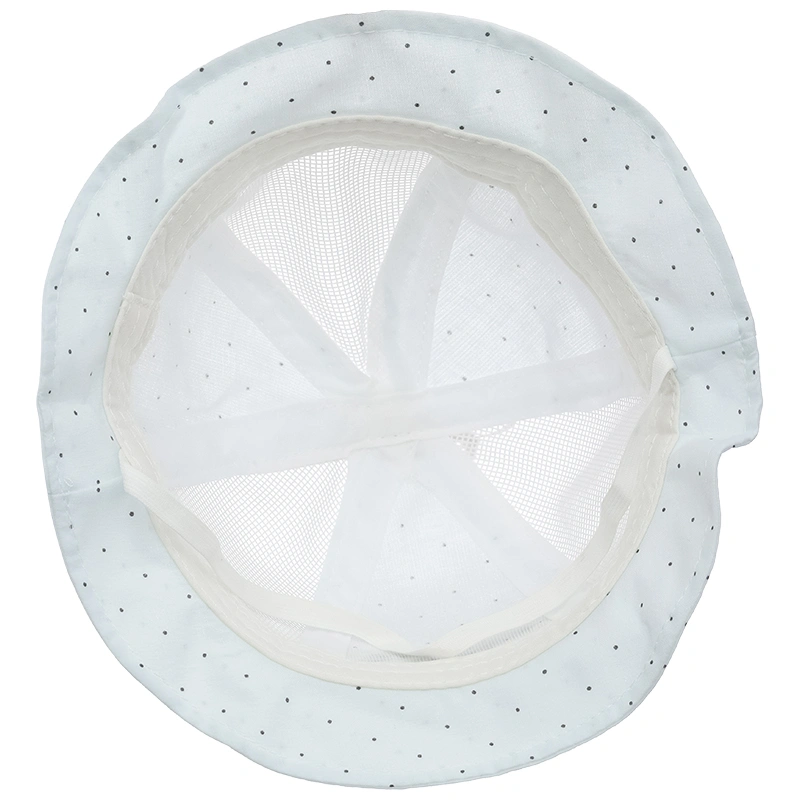 Nón vành cho bé TOP KIDS chấm bi màu xanh dương 7