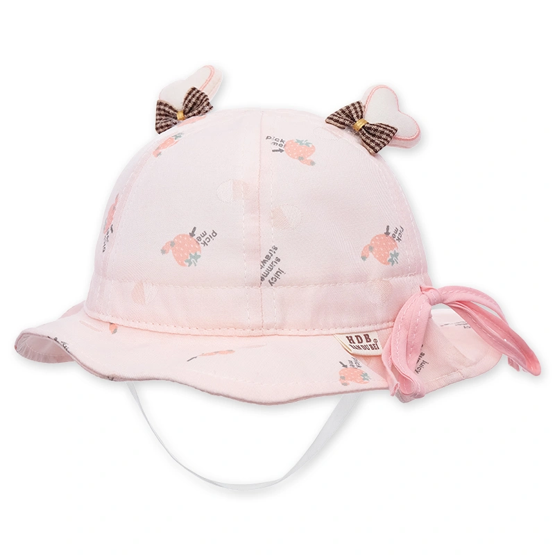 Nón vành cho bé TOP KIDS lucky màu trắng 10