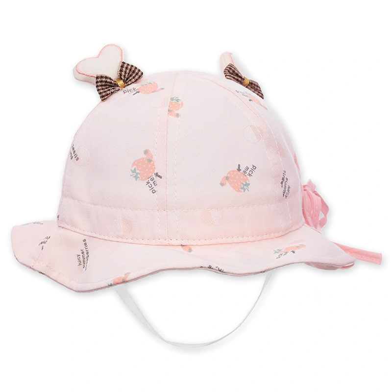 Nón vành cho bé TOP KIDS lucky màu trắng 11