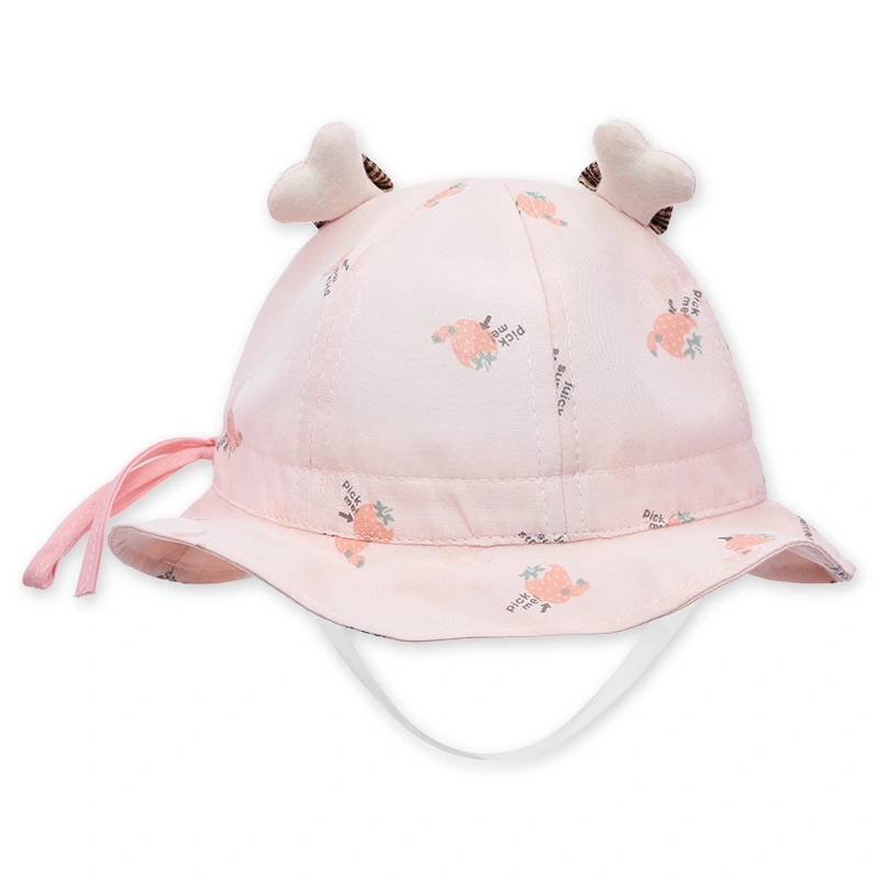 Nón vành cho bé TOP KIDS lucky màu trắng 12