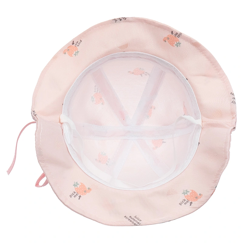 Nón vành cho bé TOP KIDS lucky màu trắng 15