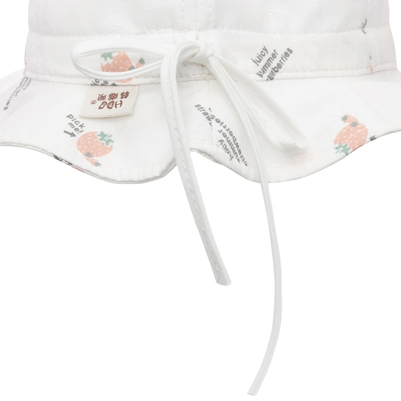 Nón vành cho bé TOP KIDS lucky màu trắng 7