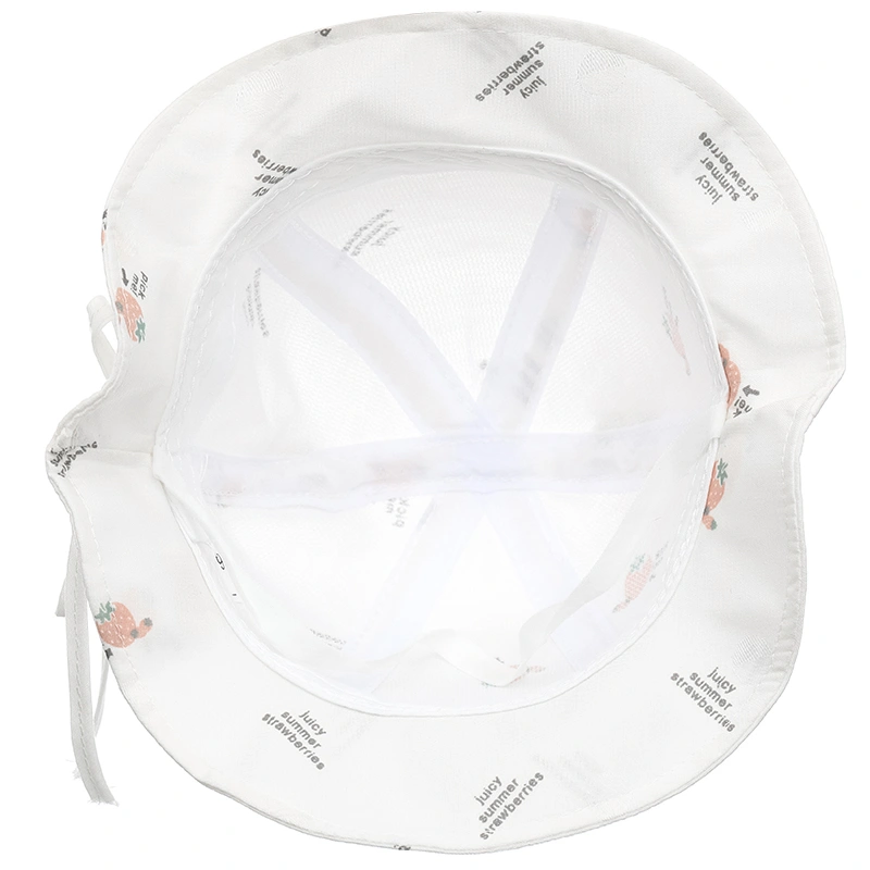 Nón vành cho bé TOP KIDS lucky màu trắng 8